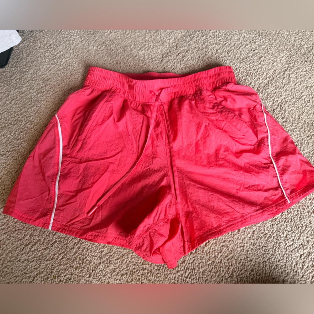 Hot pink lululemon shorts size 6
